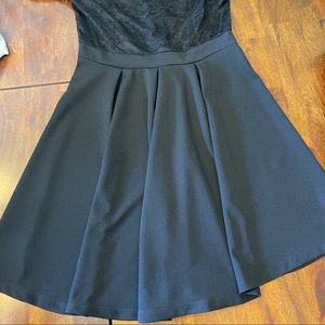 Lace black dress